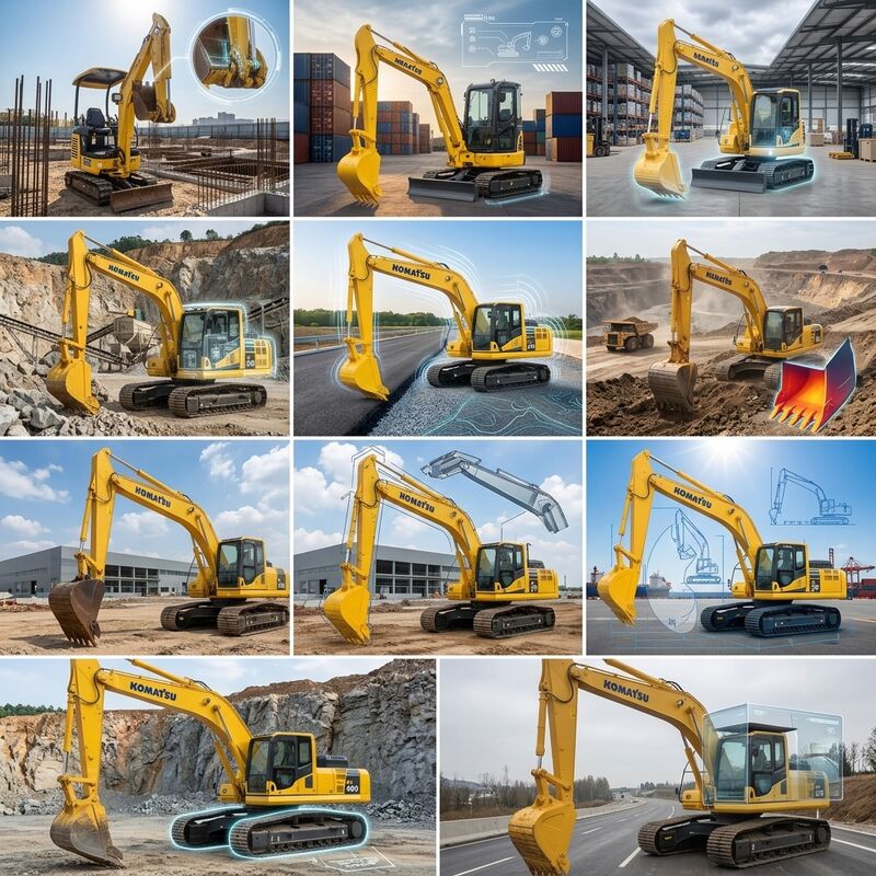 Heavy-Duty 40 Ton Used Komatsu PC400-8 Excavator with Large 1.9m3 Mining Bucket