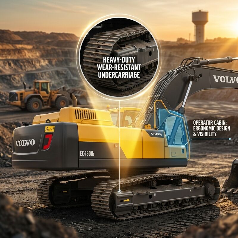 Compact Used Volvo EC80D Excavator 8 Ton Mini Crawler Machine Urban Construction Ready Stock