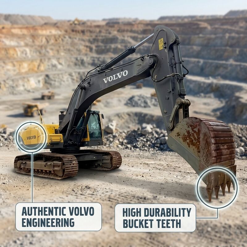 Mid Size Used Volvo EC140D Excavator 14 Ton Fuel Efficient Machine For Infrastructure Projects