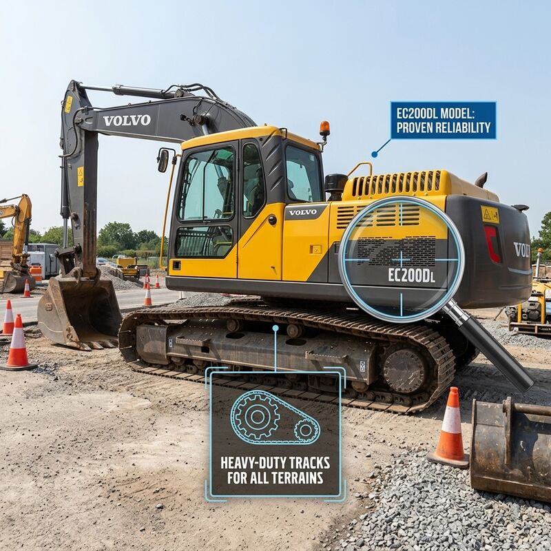 36 Ton Used Volvo 360B Excavator Sturdy Crawler Machine Affordable Price For Construction Jobs