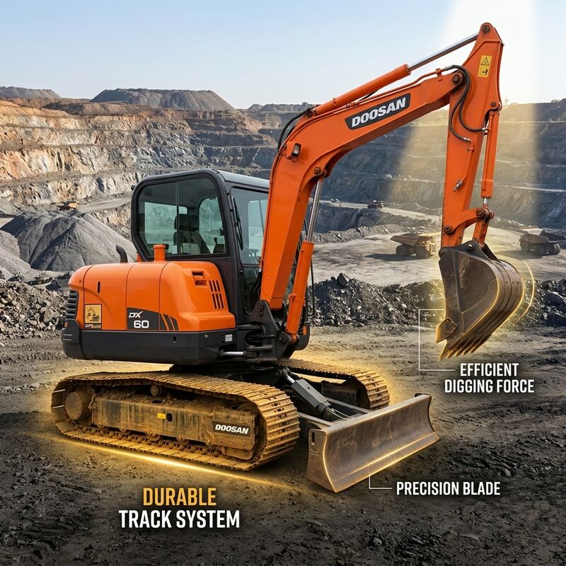 Heavy-Duty Used Doosan DX300 Excavator 30 Ton Mining Grade with DL08 Engine 10m Digging Depth