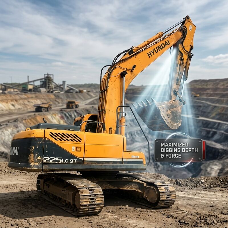 Cummins-Powered Used Hyundai 220-9S Excavator 22.5 Ton Crawler with 1.3m³ Bucket