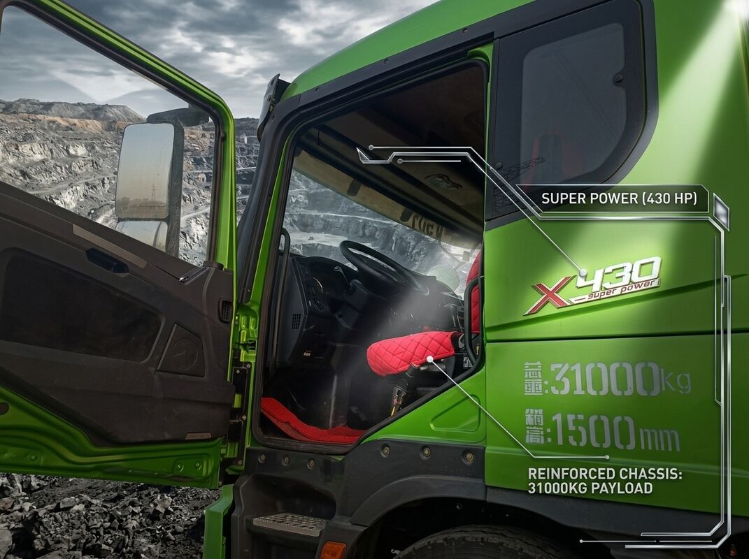 Used SHACMAN X3000 8x4 Dump Truck 75 Ton Payload Cummins ISME420 Diesel Engine Self Dumping Tipper