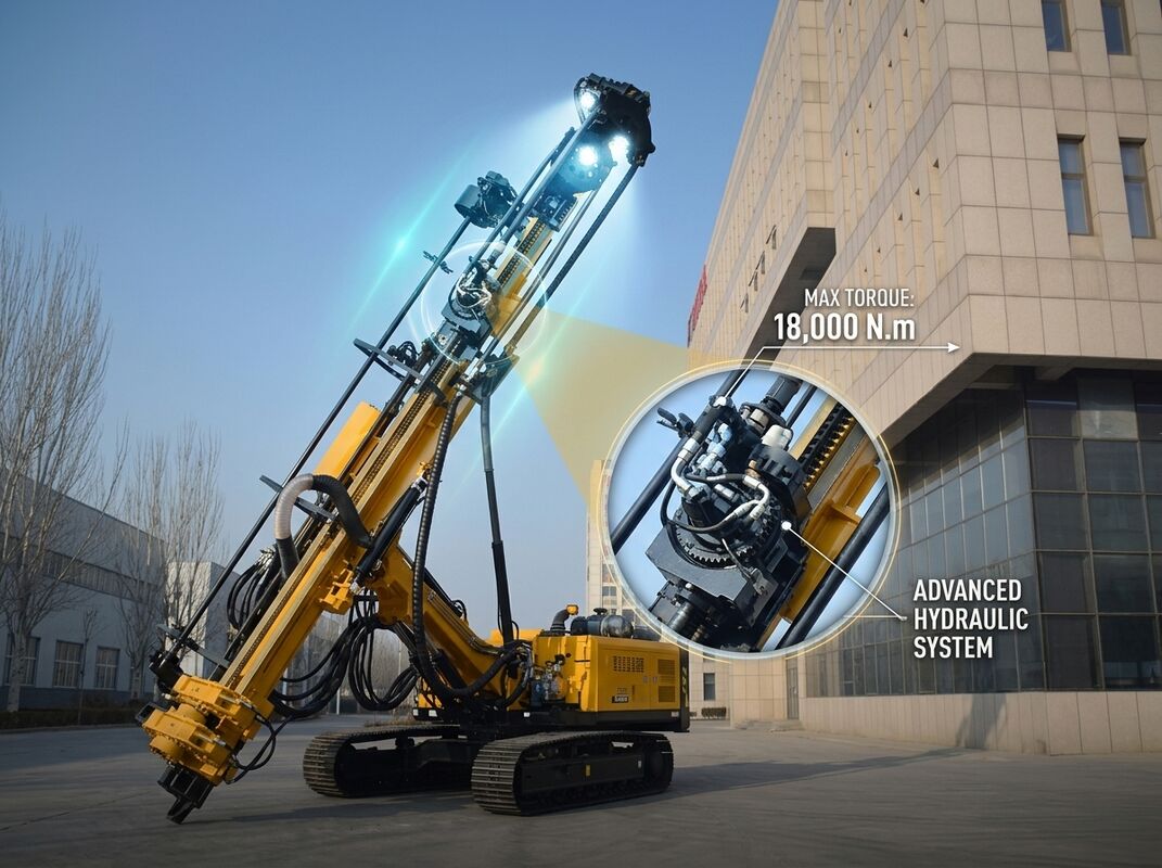 Heavy Duty JK830RC RC Drill Rig 25000kg Working Weight Cummins 335kW Mining Exploration Machine