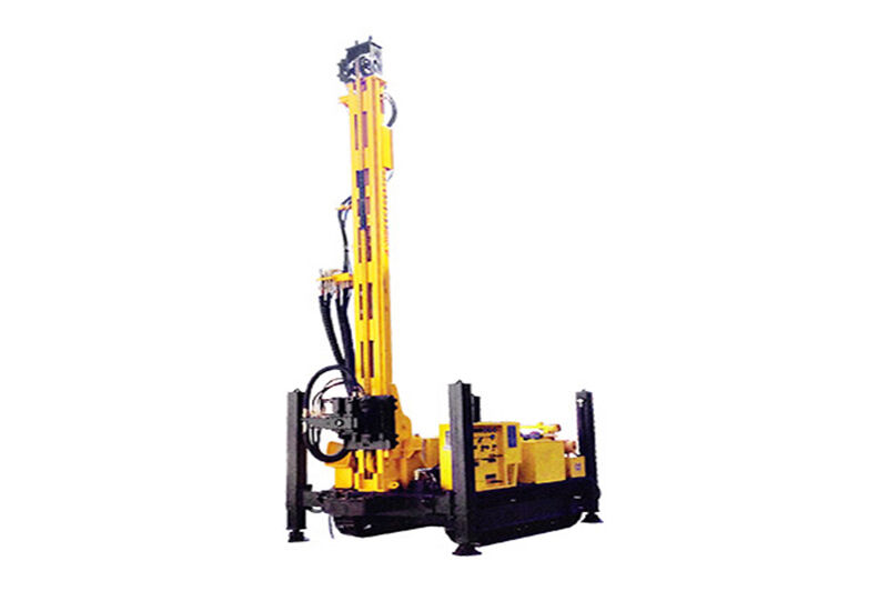 JKS500S Crawler Mounted Telescoping Mast Water Well Drilling Rig | 500m Deep Borehole Rig